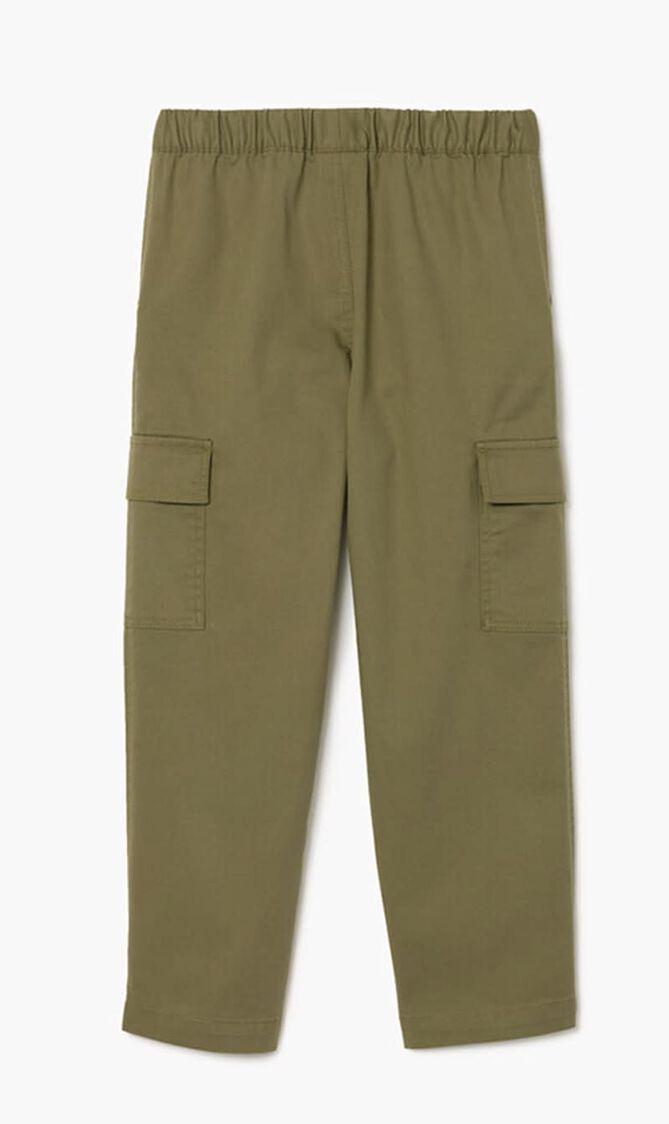Lightweight Cotton Gabardine Cargo Pants