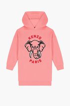 HOODED DRESS ROBE MAILLE