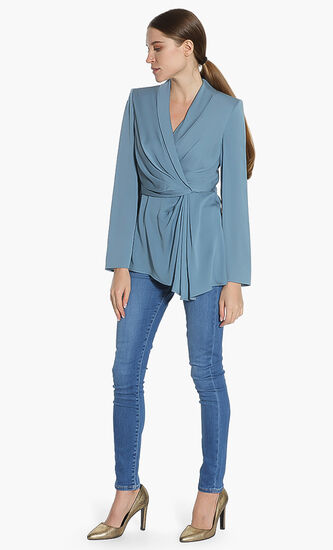 Assiro Draped Bluose