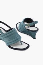 Puffy Wedge Suede Sandals Puffy Wedge Suede Sandals
