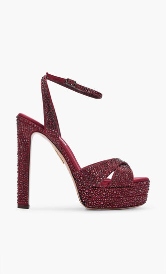 DIVINE CRYSTAL SANDAL PLATEAU 130