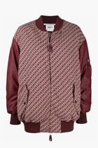 Logo Jacquard Bomber Jacket