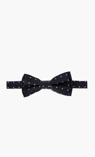 Heart Printed Bow Tie