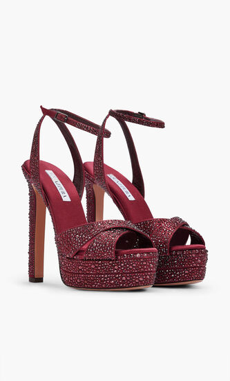 DIVINE CRYSTAL SANDAL PLATEAU 130