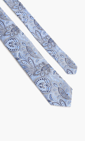 Paisley Print Silk Tie