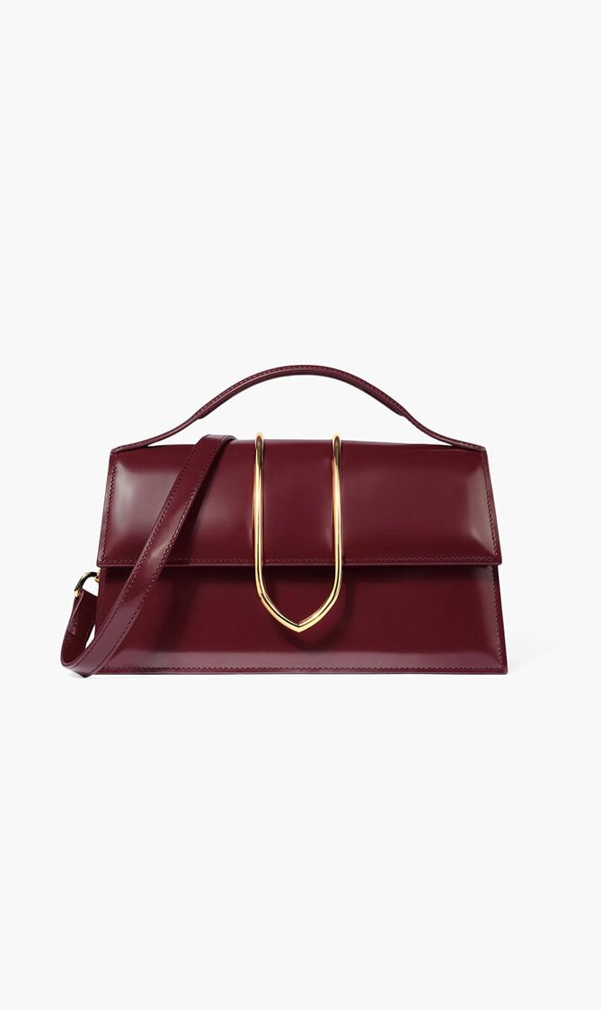 Cross Body Metal Flap Bag