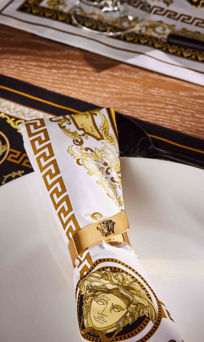 Medusa Napkin Ring Gold Set Of 4