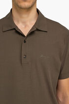 Crepe Voile Polo Shirt