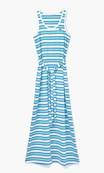 Striped Cotton Tank Top Dress