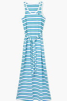 Striped Cotton Tank Top Dress