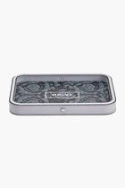 Home Grey Tray with Barocco pattern