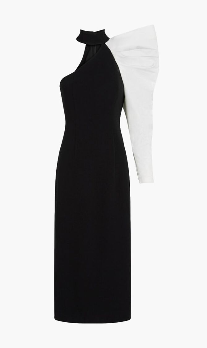 Ruha Asymmetric Huge Sleeve Dress