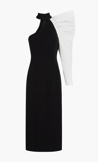 Ruha Asymmetric Huge Sleeve Dress