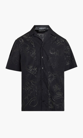 INFORMAL SHIRT LASERED COTTON POLY POPLIN FABRIC