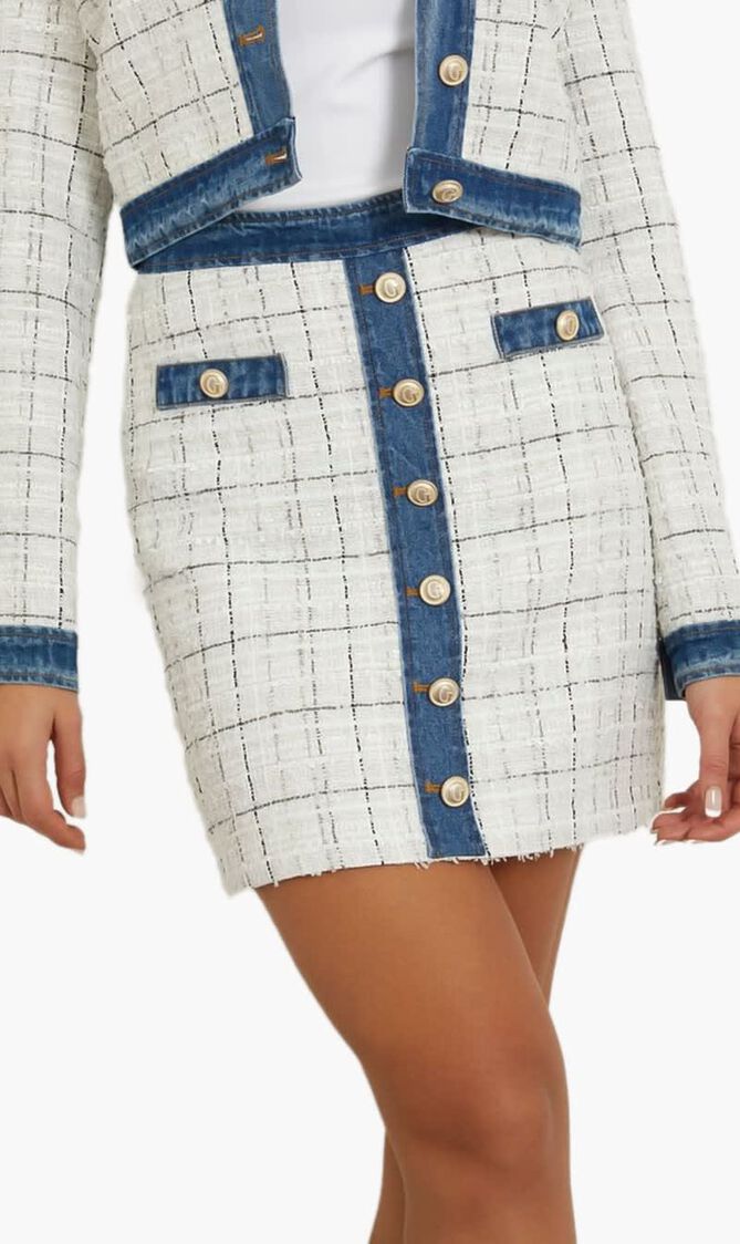 Tweed Mini Skirt