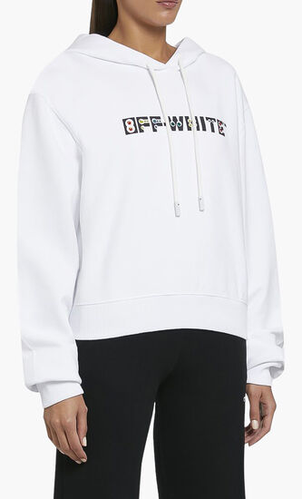 Logo Motif Hoodie