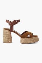 Calakala 70 leather and suede espadrille