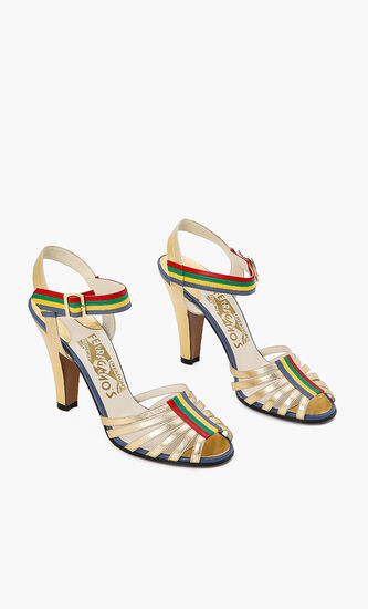 Metallic Multi-way Lux Sandals