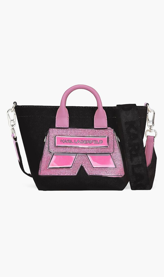 K Shopper Bag in Canvas