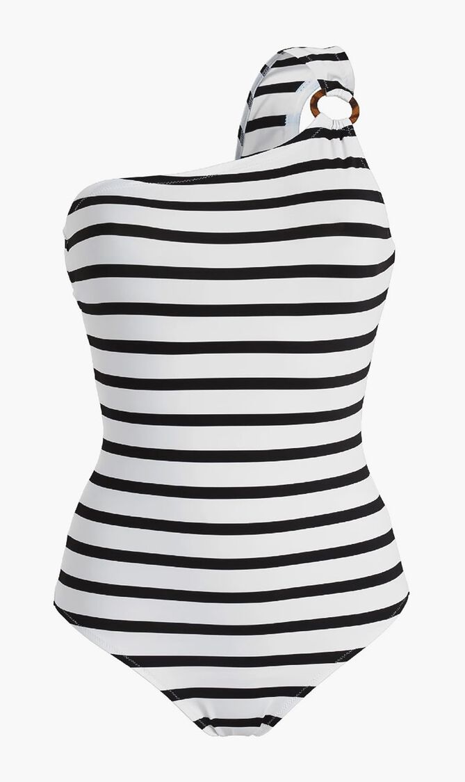 Rayures Asymmetric One Piece