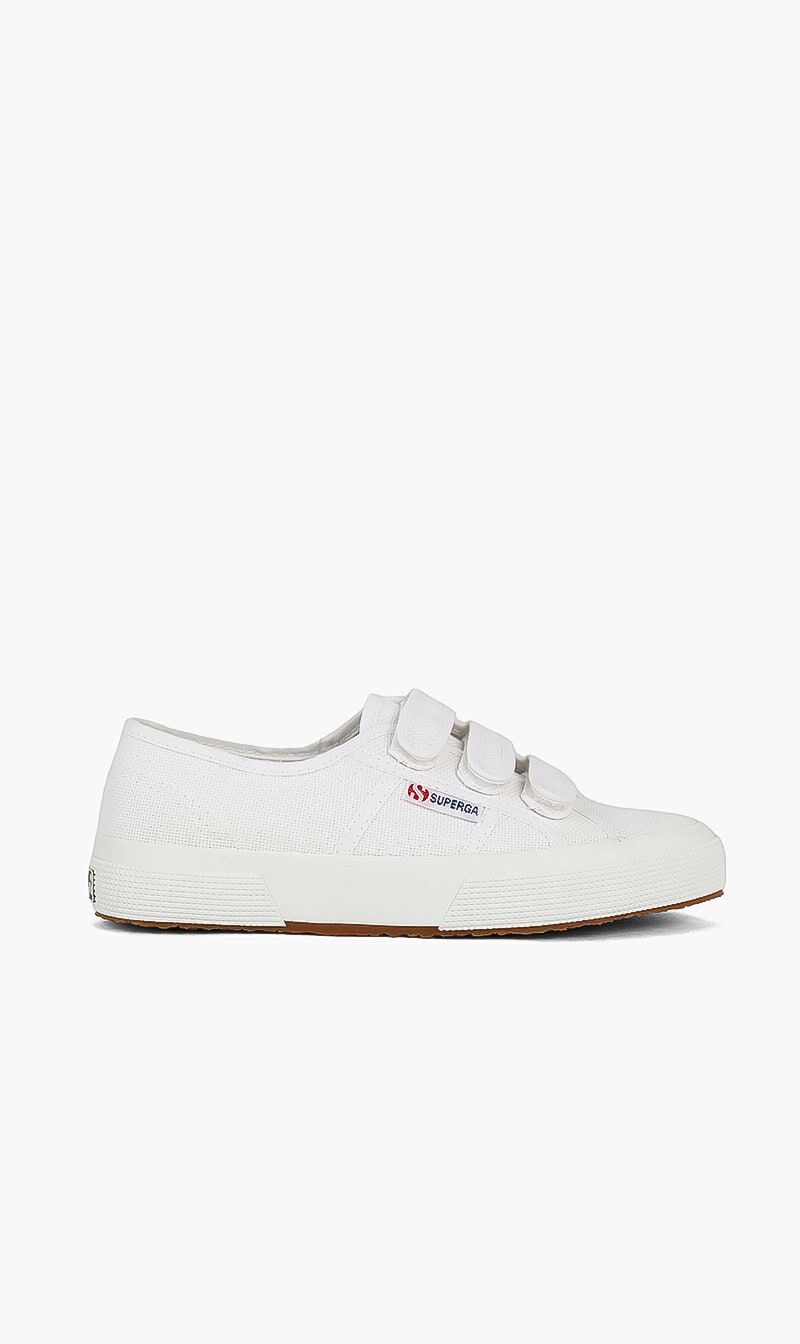 Superga strap sale white