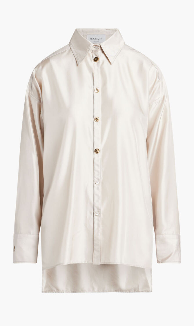 SILKPOLYESTER LONG SLEEVES SHIRT
