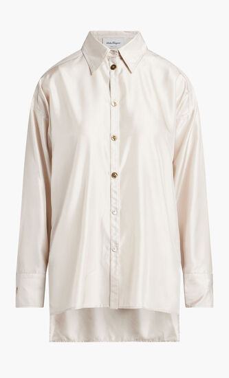 SILKPOLYESTER LONG SLEEVES SHIRT