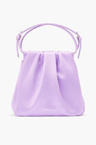 VITTORIA CRYSTAL SATIN VIOLET + WHITE CRYSTALS + SILVER HARDWARE