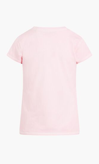 Eyelet Floral Logo T-shirt