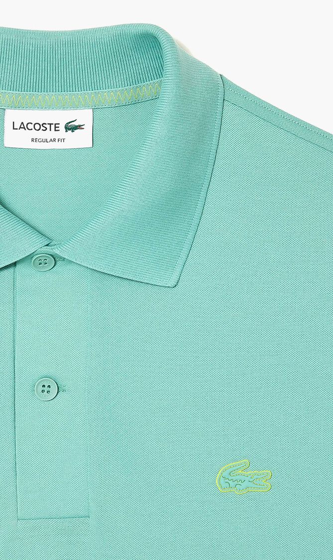 SHORT SLEEVED RIBBED COLLAR SHIRT