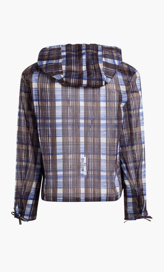 AUGUST CHECK PRINT BLOUSON