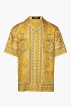 Informal Shirt Silk Twill Fabric Barocco Print