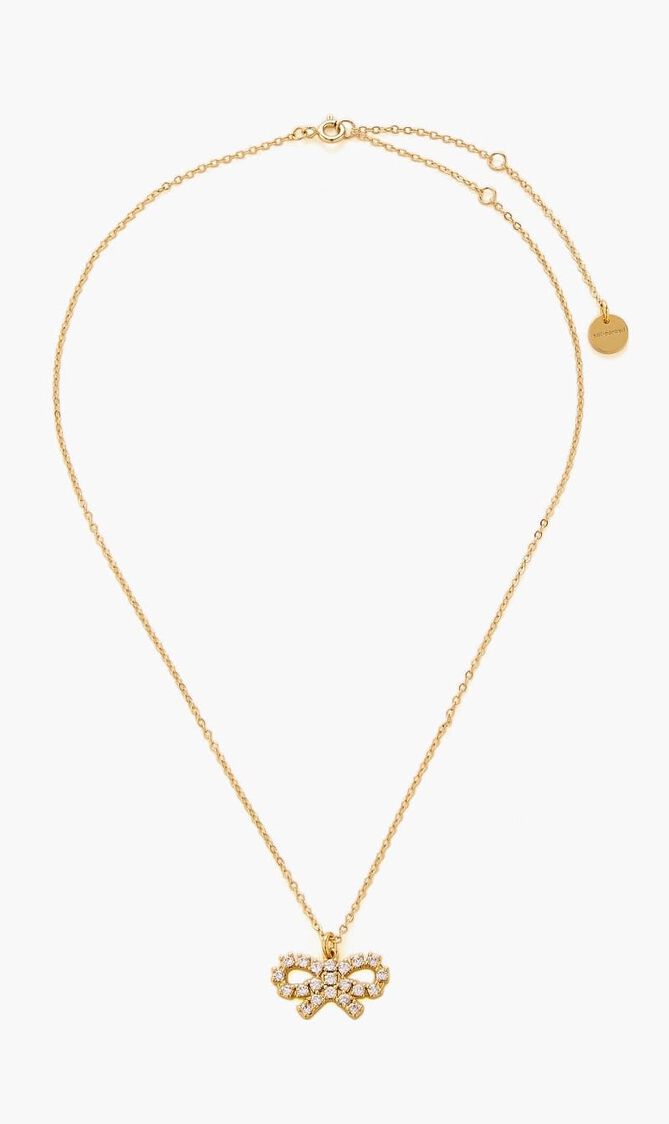 Micro Bow Necklace