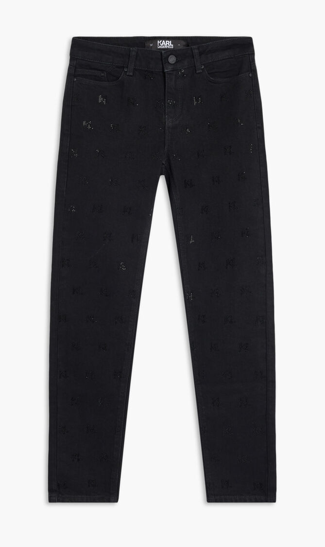 Sparkle Monogram Denim