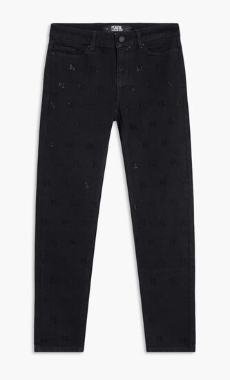 Sparkle Monogram Denim
