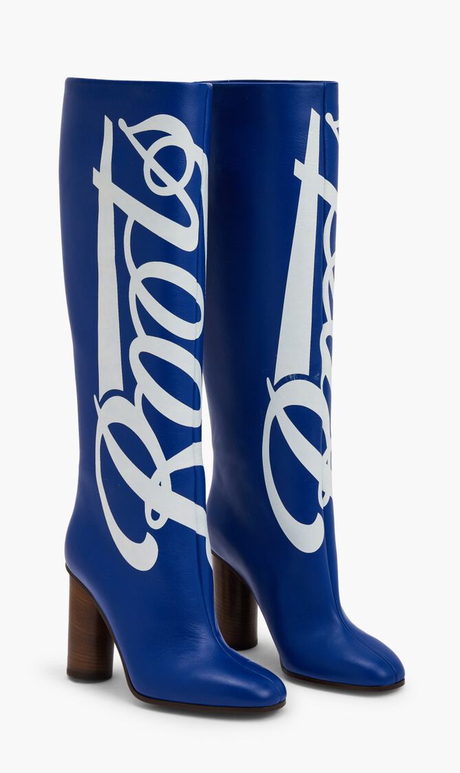 Leather Knee High Boots