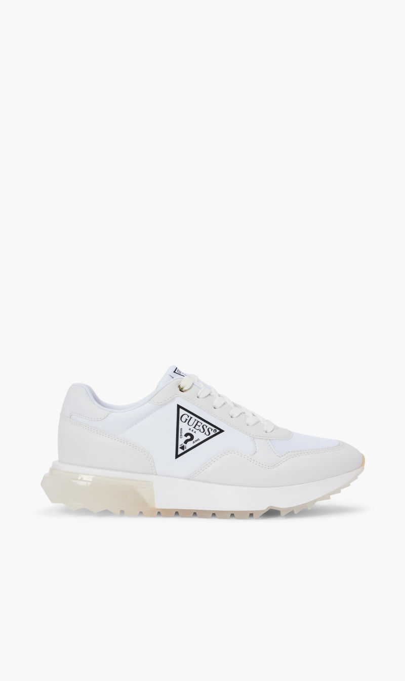 Buy GUESS SNEAKERS ATHLETIC MID TOP WHITE 140 for AED 225.00 The Deal Outlet