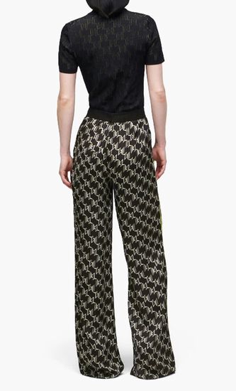 Monogram Satin Pants