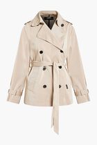 Coated Cotton Shorts Trench