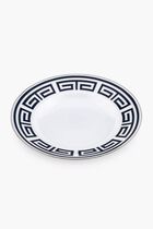 RDG LABIRINTO SOUP PLATE CM 24.5 IN. 9 1/2 IMPERO SHAPE LABIRINTO ZAFFIRO CRUISE