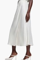 Anastasia Midi Satin Skirt