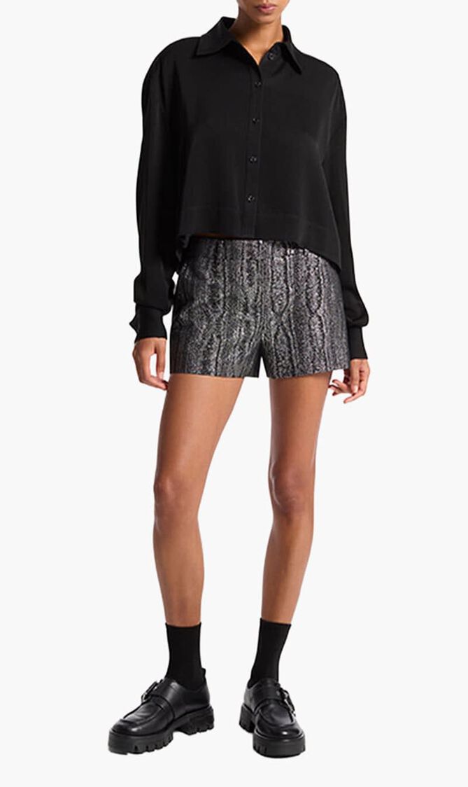 METALLIC MINI SHORT