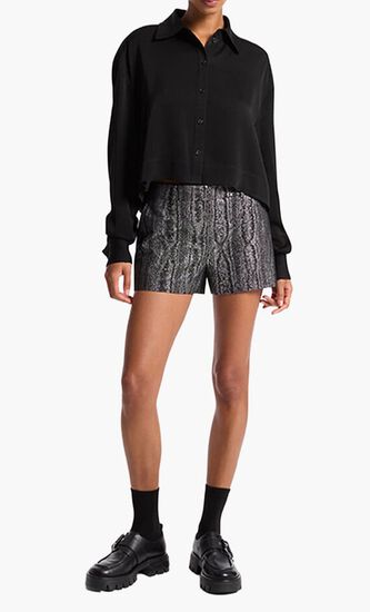 METALLIC MINI SHORT