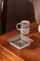 Pegaso Trinket Tray Square Small Grey