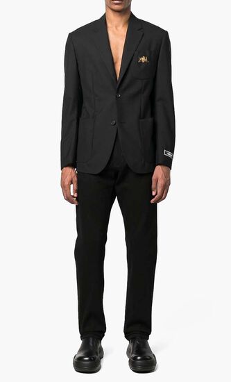 Single Breasted Wool Blend Jacket