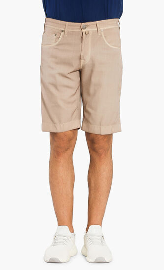 Buttoned Bermuda Shorts