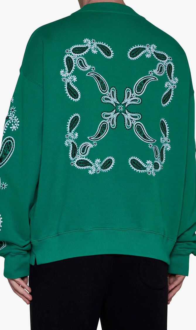 BANDANA ARR SKATE CREWNECK COLLEGE GREEN BANDANA ARR SKATE CREWNECK COLLEGE GREEN