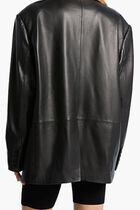 Oversized Leather Blazer