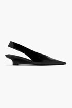 WEDGE HEEL PATENT SLINGBACKS