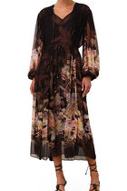 ILLUMINATE DRAWN SHEATH DRESS